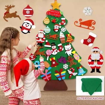 Diy Tundsin Jõulupuu Jõulud Decor Kodus Navidad 2021 Uue Aasta Kingitused Lastele Cristmas Kaunistused Navidad Natal Xmas Tree