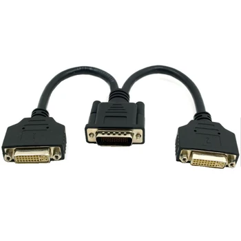 DMS-59 Mees Dual DVI 24+5 Emane Emane Splitter pikendusjuhe Graafika Kaardid & Monitor