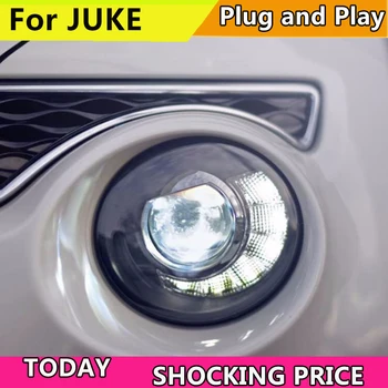 Doxa Auto Stiil Nissan JUKE pesuseade 2013-2018 led ESQ esitulede Pea Lamp led päevatuled projektor esitulede h7 hid