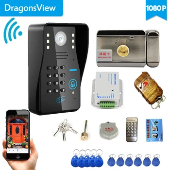 Dragonsview 1080P IP Video Ukse Telefon Smart Wireless Wifi Video Intercom Uksekell Kaamera Süsteemi Lukk Ukse Juurdepääsu Kontroll