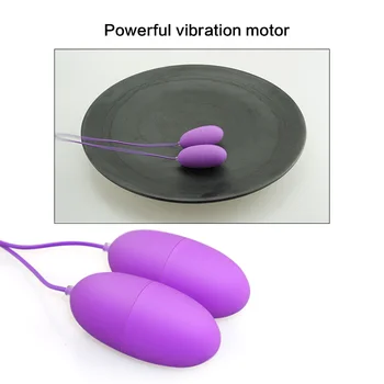 Dual Vibraator Hüppas Kuuli Muna Mini Kliitori Stimulaator Reguleeritav Multi Kiirus Massager Vagiina Masturbator Sugu Mänguasjad, Naiste