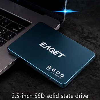 EAGET S600 128GB SSD 256GB 512 GB 2.5 tolli SATAIII HDD Kõvaketas SSD HD Notebook PC 1 TB 2TB Sise-Solid State Drive