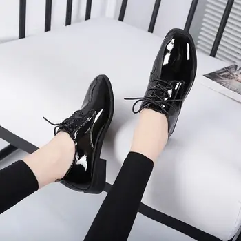 EAGSITY naiste kingad, kleit dreby oxfordi kingad lace up ring varba mugavad jalatsid sneaker tööd väljas sõidu kingad