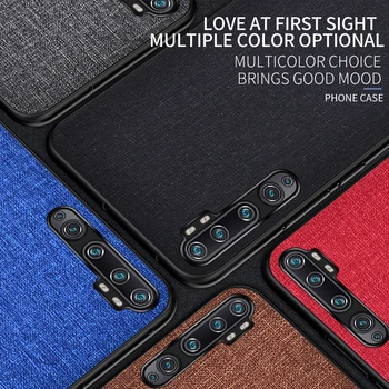 Eest Xiaomi Lisa 10 Lite Juhul Luxury Fabric Cloth, Matt Telefoni Kate Mi A1 A2 A3 8 9 10 Lite Pro SE 6X Mix Max 2S 3 Mängida CC9 Juhtudel