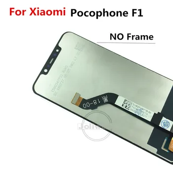 Eest Xiaomi Pocophone F1 LCD Ekraan Puutetundlik Digitizer paigaldus Raam 6.18