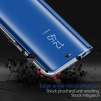 Eest Xiaomi Redmi Lisa 7 5 6 Redmi 7A MINNA 5 Pluss 4X K20 Mi A3 A2 Lite 8 9 SE Mi 9T Pro Klapp Luksus kirgas Peegel Smart Vaadata Juhul