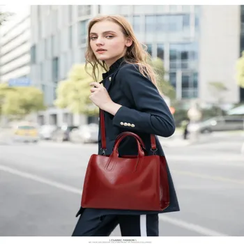 Ehtne nahk Naiste käekotid 2021 Uute Piiriüleste kauba Lihtne käekott Lihtne Trend Õla Messenger Bag Tõusulaine Wild kott
