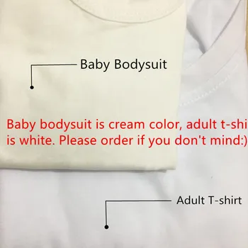 Ema ja Beebi sobivad Riided Perekonna Vaadata Suvel Valge Tshirts Emme Beebi 2021 Bodysuit Sipukad Ema Tshirt Riided