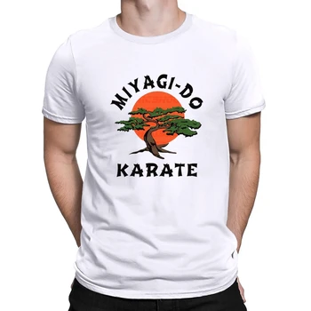 Envmenst 100 Puuvillane T-Särk Meestele, Miyagi Teha-Jo Must Meeste T-särk Valge Naljakas Karate Kid Lühikesed Varrukad Tops&Tee Suvel XS-3Xl