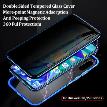 Eraelu puutumatuse Karastatud Klaasist Telefoni puhul Huawei P30 P40 P20 Pro Mate 30 20 Pro Kate 360 Täieliku Kaitse Metall Bumper Kest