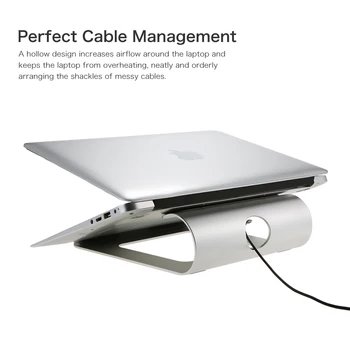 Ergonoomiline Disain, Alumiiniumist Laptop Stand Laua Dokk Omanik Bracket-Jahutus Pad for iPad/iPhone/Notebook/Tablet/ARVUTI/Nutitelefoni Seista