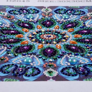Erilise Kujuga Teemant Maali DIY 5D Lill Osaline Puurida ristpistes Komplektid Crystal Rhinestone Pilt Serial Diamant Loomasööt