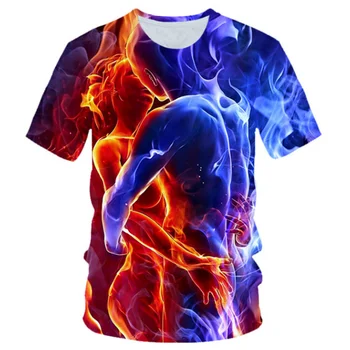 Eripakkumine Õlu 3D Print T-Särk, Naiste, Meeste Naljakas Uudne Lühikese Varrukaga Topid Unisex Riided Riided Camisetas para hombres