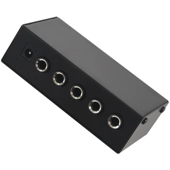 Eu Pistik,Ha400 Ultra-Kompaktne 4 Kanalit Mini o Stereo Kõrvaklappide Võimendi Koos Power Adapter, Black
