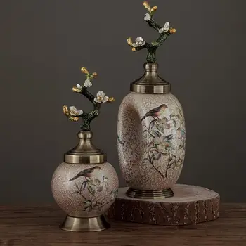 Euroopa Keraamiline Luksus Vaas Desktop Kunstliku Flower Pot Koju Elutuba Sisustus Sisustus, Käsitöö, Pulmad Kingitused, Kaunistused