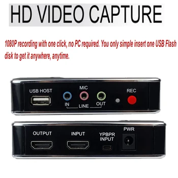 Ezcap 280 HD Videot Jäädvustada 1080P Salvesti HDMI YPBPR Port XBOX Üks/PS4 Jne Üks klõps, Nr PC Küsis Mingit Set-up