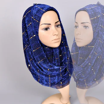 Fashion Muslim Foulard Naiste Virvendama Sall Naine Särab Plain Sallid Pashmina Salli Litrid Pikk Pea Sall Ehitud Hijabs