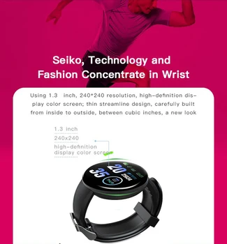 Fitness Vaadata Smart Watch Nutikas Käevõru Meeste ja Naiste vererõhk Samm Teavet Meeldetuletus, Sport Watch IOS Android Uus