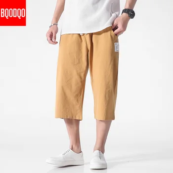 Fitness Vabaaja Pükste Meeste Hip-hop Liiga Jaapani Streetwear Pikad Püksid Mens Fashion Suvel Puuvill Joggers Haaremi Püksid