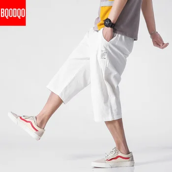 Fitness Vabaaja Pükste Meeste Hip-hop Liiga Jaapani Streetwear Pikad Püksid Mens Fashion Suvel Puuvill Joggers Haaremi Püksid