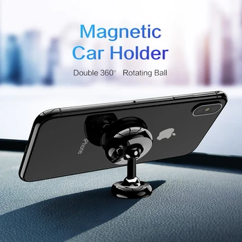 Floveme Magnet Auto Hoidikut 360 pöörata Armatuurlaua Hoidik Tugev iPhone Magnet Stand auto держатель для телефона в машину