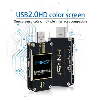 FNB38 Praegune Pinge Meetri USB-Tester QC4+ PD3.0 2.0 PPS Kiire Laadimine Protokolli Suutlikkuse Testimise Seade Monitor