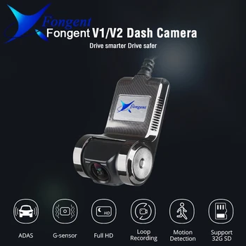 Fongent V1 V2 Mini kõrgetasemeline sõidukijuhi abisüsteem Car Dvr Carmera Kriips Cam Full Hd1080p Auto videosalvesti G-sensor Öise Nägemise Dashcam Tarvikud