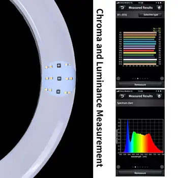 Fosoto 14 Tolline RGB Foto-Led-Kumer pind Ringi Lamp Koos Statiivi Ja Remote USB Port Youtube ' i Meik Tulistada