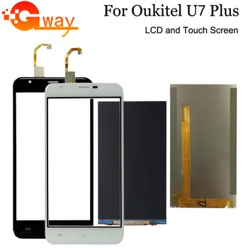 FSTGWAY Jaoks Oukitel U7 plus LCD Display+Touch Screen Testitud LCD Asendaja Oukitel U7 Max Sobib Android 7.0