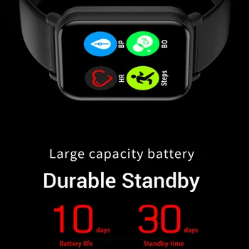 Full Touch Smart Watch Mehed Naised Kohandatud Vaadata Tapeet Mood Fitness Tracker Ip68 Veekindel Sport Smartwatch Vererõhk