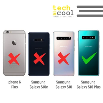 FunnyTech®Silikoonist Case for Samsung Galaxy S10 Plus l fraasi motivatsiooni unistused läbipaistev