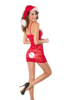 GOYHOZMI seksikas naistepesu kuum punane Jõulud Seksikas Kostüümid, naiste pesu + müts pidžaama komplekt club play party Eksootiliste sooja aluspesu