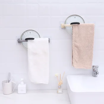 GUANYAO Viskoos-tüüpi plastist rätik baar ei kahjusta seina mitmeotstarbeline vannituba ladustamise rack käsi käterätik omanik rätik riidepuu