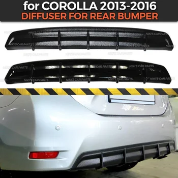 Hajuti puhul Toyota Corolla E160 2013-2016 tagumise kaitseraua ABS-plastist kere aerodünaamiline komplekt pad teenetemärgi car styling