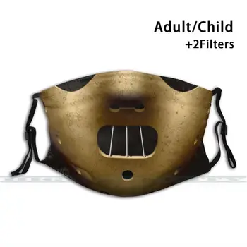 Hannibal Prindi Korduvkasutatavad Mask Pm2.5 Filter Trendikas Suu, Näo Mask Laps Täiskasvanud Hannibal Lecter Mask Vaikus Talled Filmi Filmi