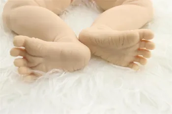 Haruldane erimudel Tahke silikoon kit uuestisündinud baby doll DIY käsitöö sündida lapsi mudel, Super pehme ja elastne realistlik tunne
