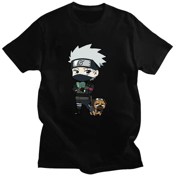 Hatake Kakashi sharingan T-särk Koopia Ninja Shinobi Naruto Anime Kingitus Top-Mens Uus Suvi Streetwear Puuvill Lühikese Varrukaga T-särk