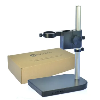 HAYEAR Mikroskoobi Käe Toele 40mm Suur Reguleeritav Stereo Digitaalse Mikroskoobi Objektiivi Tabel Seista Dual Ringi Omanik Tööstuse Lab