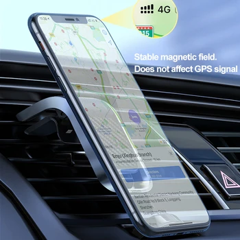 HOCO Universaalne Magnetilise Auto Telefoni Omaniku iphone 12 12 Pro Max Samsung Air Vent Mount Magnet Auto Mobiiltelefoni Omanik Seista
