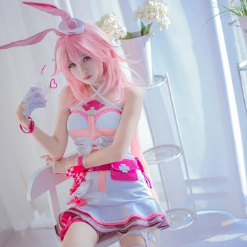 Honkai Mõju 3. Yae Sakura cosplay kostüüm Uus nahk suvel sakura unistus sexy nurse kleit