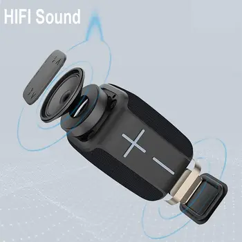 HOPESTAR Bluetooth Kõlar Kaasaskantavate TWS 5.0 Stereo Veekindel Juhtmevaba Kõlari puhul, Dušš Basseini Poole Reisi