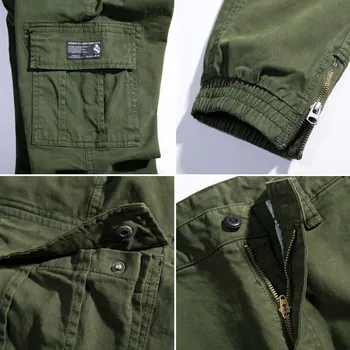 Hot Müüa Uus Mood Slim Fit Mugav Pliiats Puuvillased Vabaaja Püksid Meeste Armee Roheline Püksid Meeste Haarem Brändi Riided Kvaliteet
