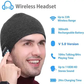 Hot-müügi Traadita Bluetooth-Kõrvaklapid -, Spordi-Kõrvaklapid Muusika, Smart Mütsid Muusika, Saab Ühendada Mobiiltelefoni