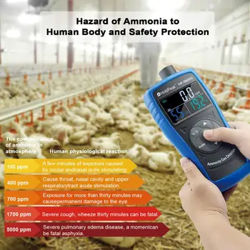 Hp-5800G Ammoniaagi Gaasi Detektor Tester Ekraan,Osakeste Detektor Professionaalne Meeter Tööstuses,Kodus,Tehases,Õhu Puhastaja Kvaliteet