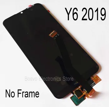 Hulgi-10 Tk/Palju Huawei Y6 2019 LCD Y6 Peaminister 2019 ekraani Y6 Pro 2019 ekraan touch koos raami kokkupanek