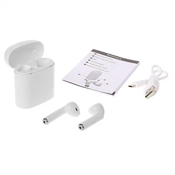 I7s TWS 5.0 Bluetooth Kõrvaklapid Juhtmeta Kõrvaklapid Mini Stereo Peakomplekt Earbuds Koos Laadimise Kasti iPhone kõiki nutikas telefon