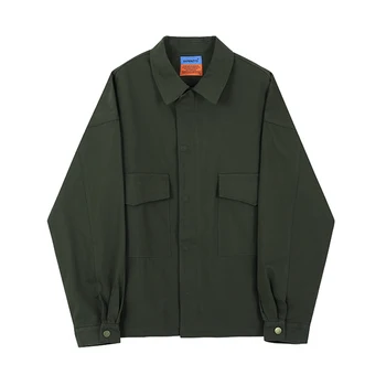 IEFB meeste riided korea jope töö mantel sügis trend lahti suur must suurus armee roheline lukuga mantlid mees laepl riided