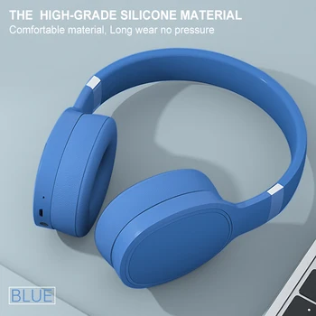 IKOLE Traadita Bluetooth-5.0 Kõrvaklappide Sügav Bass HiFi Stereo Heli Kummist Õli Kaasaskantav Kerge Peakomplekt Mic Kõrvaklapid