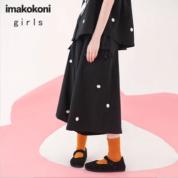 Imakokoni must polka dot püksid originaalne disain Jaapani niši lihtne kottis püksid naiste 20 Amoi 202908