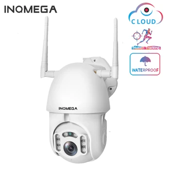 INQMEGA WiFi IP Kaamera 1080P Traadita Automaatne jälgimine PTZ Speed Dome Kaamera Väljas CCTV Turvalisus Järelevalve Veekindel Kaamera